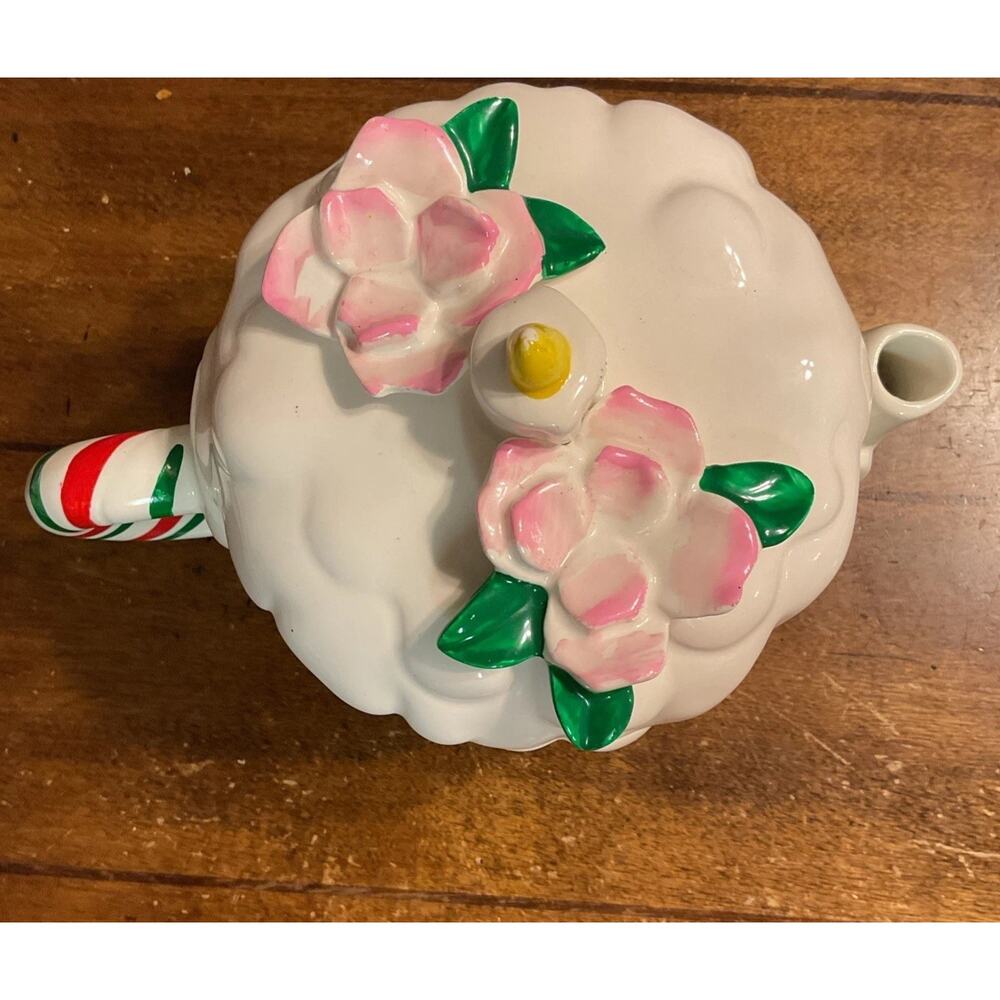 Vintage TASTE SETTER Sigma Tea Pot Holiday Christmas XMas Candy By NL Carter